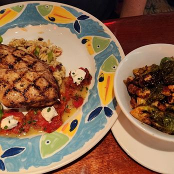 Coastal Flats - mahi2 and brussel sprouts - American Near Me - Gaithersburg, Maryland Coastal Flats - mahi2 and brussel sprouts - American Near Me - Gaithersburg, Maryland