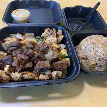 D Grill Boy - #11 - Hibachi Chicken, 11. Hibachi Steak, Chicken and Shrimp with fried rice - Juice Bars & Smoothies Near Me - Ontario, California D Grill Boy - #11 - Hibachi Chicken, 11. Hibachi Steak, Chicken and Shrimp with fried rice - Juice Bars & Smoothies Near Me - Ontario, California
