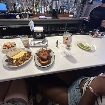 Cafe Madison - fried chicken and french toast, cheese omelette with toast and home fries, fresh fruit bowl - Breakfast & Brunch Near Me - Albany, New York Cafe Madison - fried chicken and french toast, cheese omelette with toast and home fries, fresh fruit bowl - Breakfast & Brunch Near Me - Albany, New York