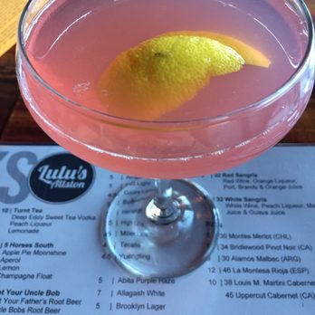 Lulu's Allston - Pink Cosmo - New American Near Me - Boston, Massachusetts