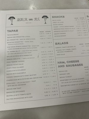 Menu photo 1 Bar del Pi Barcelona, B