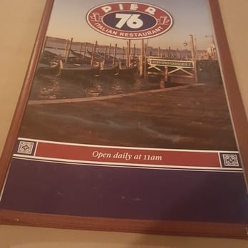 Pier 76 - Menu Cover - Italian Near Me - Staten Island, New York Pier 76 - Menu Cover - Italian Near Me - Staten Island, New York