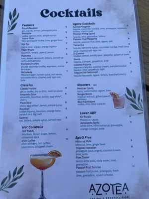 Menu photo 2 Azotea Livermore, CA