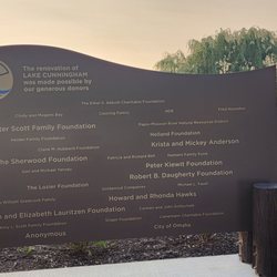 Glenn Cunningham Lake - Kudos to the team that recently renovated Cunningham Lake