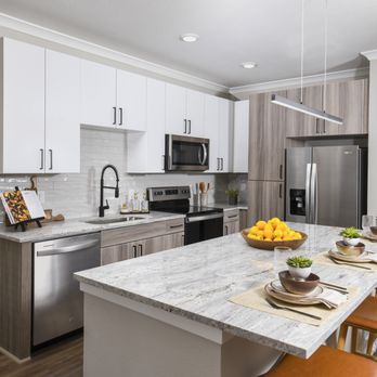 Crowne at 2534 - Model Kitchen - Apartments Near Me - Johnstown, Colorado Crowne at 2534 - Model Kitchen - Apartments Near Me - Johnstown, Colorado