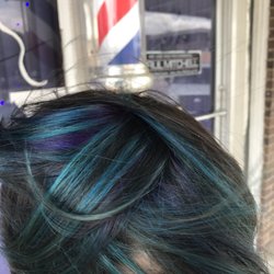 Head Hunter Style Shop - Blue and purple highlights for the summer!