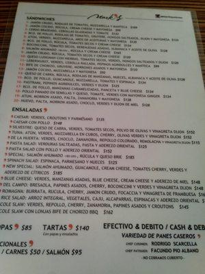 Menu photo 1 Mark's Deli and Coffee House Buenos Aires, C Menu photo 1 Mark's Deli and Coffee House Buenos Aires, C