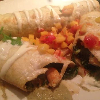 Agave Roja - Look closely... This is an $18 crab & shrimp enchilada there were 2 shrimp in each one! NOOOOOOO! - Mexican Near Me - Corolla, North Carolina
