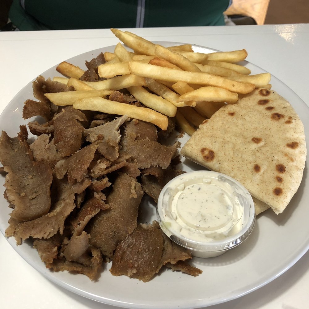 Mad Greek Grill - Gyro plate with fries - Greek Near Me - High Point, North Carolina Mad Greek Grill - Gyro plate with fries - Greek Near Me - High Point, North Carolina