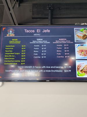 Menu photo 5 Tacos El Jefe Chicago, IL Menu photo 5 Tacos El Jefe Chicago, IL