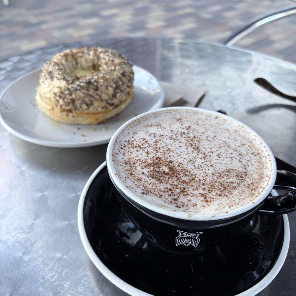 James Coffee - Vanilla latte and Breakfast Bagel Sandwich - Coffee & Tea Near Me - San Diego, California James Coffee - Vanilla latte and Breakfast Bagel Sandwich - Coffee & Tea Near Me - San Diego, California