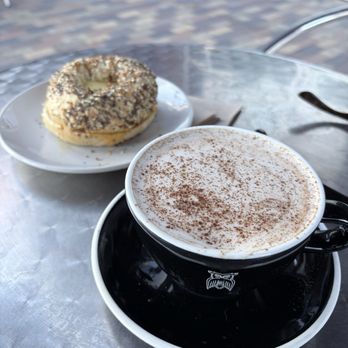 James Coffee - Vanilla latte and Breakfast Bagel Sandwich - Coffee & Tea Near Me - San Diego, California James Coffee - Vanilla latte and Breakfast Bagel Sandwich - Coffee & Tea Near Me - San Diego, California