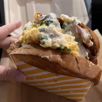 Egg Tuck - Bacon and cheese egg sandwich, add avocado - Breakfast & Brunch Near Me - West Hollywood, California