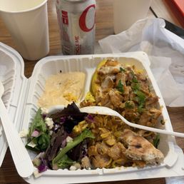 1) Chicken Shawarma Platter 1) Chicken Shawarma Platter
