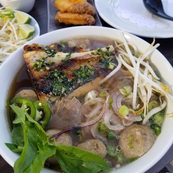 Chef Papa Vietnamese Kitchen - Signature Pho with Bone Marrow - Vietnamese Near Me - Flushing, New York
