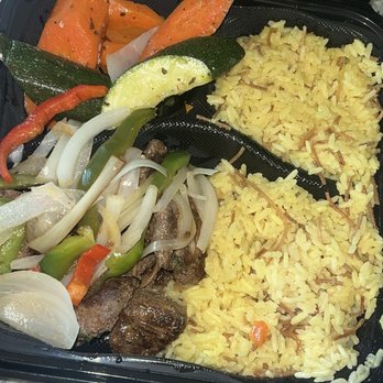 Mediterranean Grill & Cafe - Lamb plate medium rare wish to came w a salad instead - Mediterranean Near Me - Fresno, California