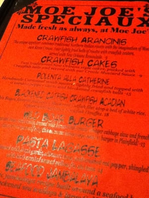 Menu photo 8 Moe Joe's Plainfield, IL