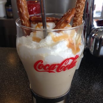 Johnny Rockets - salted caramel shake - Diners Near Me - Anaheim, California
