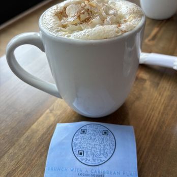 Caribella - Coquito latte - Caribbean Near Me - Chicago, Illinois Caribella - Coquito latte - Caribbean Near Me - Chicago, Illinois