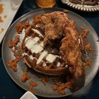 Grace By Nia - Carrot Cake chicken and waffle - Jazz & Blues Near Me - Boston, Massachusetts Grace By Nia - Carrot Cake chicken and waffle - Jazz & Blues Near Me - Boston, Massachusetts