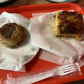 Maccabee's Kosher Deli - Kosha knish and Sweet Noodle Kugel - Delis Near Me - Des Moines, Iowa