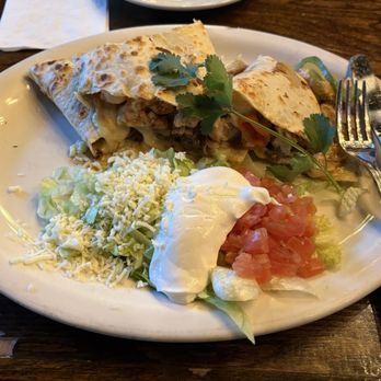 Hacienda Bar & Grill - Quesadillia Grande with steak, shrimp and chicken. - Mexican Near Me - McDonough, Georgia Hacienda Bar & Grill - Quesadillia Grande with steak, shrimp and chicken. - Mexican Near Me - McDonough, Georgia