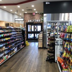 View of right side door and aisle and cooler