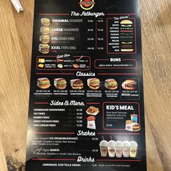 Fatburger - Menu