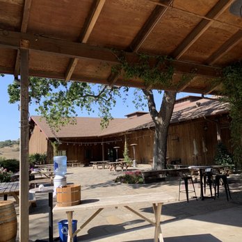 Zaca Mesa Winery - Courtyard - Wineries Near Me - Los Olivos, California Zaca Mesa Winery - Courtyard - Wineries Near Me - Los Olivos, California