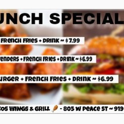 TLC Wings & Grill - Lunch SPECIALS