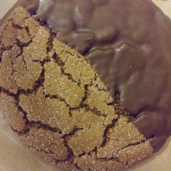 Cafe Yumm! - Lakemoor - Ginger Cookie dipped in chocolate. This thing is huge! - Salad Near Me - Eagle, Idaho Cafe Yumm! - Lakemoor - Ginger Cookie dipped in chocolate. This thing is huge! - Salad Near Me - Eagle, Idaho