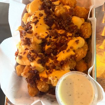 Hops N Shine - Bacon N Cheese Tots - American Near Me - Alexandria, Virginia