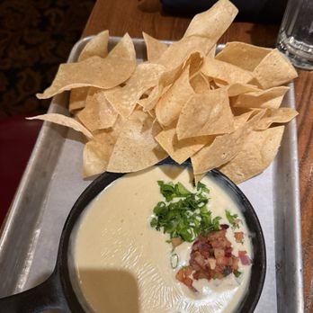 Saltgrass Steak House - Queso with a side of film - how long did it sit before it was served? - Seafood Near Me - Las Vegas, Nevada