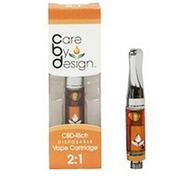 Bud Delivery - Care By Design 2:1 CBD vape cartridge - Cannabis Dispensaries Near Me - Oakland, California