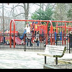 Caroline Freeland Urban Park - Brand new kids park in the heart of Bethesda, Md.