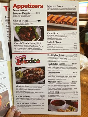Menu photo 1 Chih'ua Restaurant & Bar El Paso, TX Menu photo 1 Chih'ua Restaurant & Bar El Paso, TX