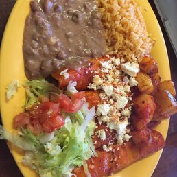 Enchilada plate Enchilada plate