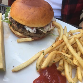The Harding Tavern - THT Burger with fried egg on top - New American Near Me - Chicago, Illinois The Harding Tavern - THT Burger with fried egg on top - New American Near Me - Chicago, Illinois