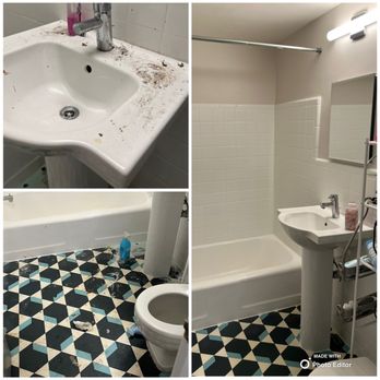 Mega Megz Cleaners - Bathroom deep clean home cleaning - Office Cleaning Near Me