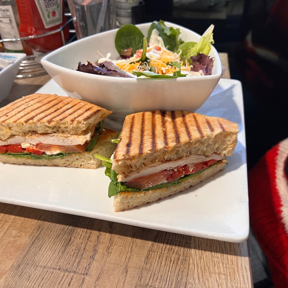 My Cafe Breakfast & Lunch - Chicken Panini w/salad - Breakfast & Brunch Near Me - Fort Worth, Texas