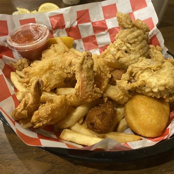 River Smith's Chicken & Catfish - Popcorn shrimp, butterfly shrimp, and fried oysters. - Seafood Near Me - Lubbock, Texas