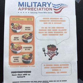 K  Manna Rice Factory - Military Appreciation - $5 Cup Bap on Tuesdays w/ ID - Korean Near Me - Odenton, Maryland