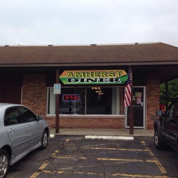 Amherst Diner - a car parked in front of the restaurant - American Near Me - South Amherst, Ohio