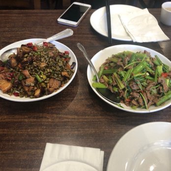wonderful - Cilantro Beef and  Hunan Smoked Pork with Pickled Beans - Chinese Near Me - Millbrae, California