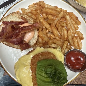 Hole In The Wall - Brekkie Roll added avocado - Australian Near Me - New York, New York Hole In The Wall - Brekkie Roll added avocado - Australian Near Me - New York, New York