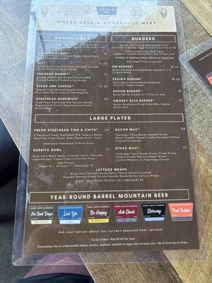 Menu photo 1 Barrel Mountain Brewing Battle Ground, WA