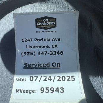 Oil Changers - Oil Change Stations Near Me - Livermore, California Oil Changers - Oil Change Stations Near Me - Livermore, California