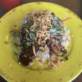 Grub Hut - Meatloaf  with zucchini/carrots over cilantro rice - Tex-Mex Near Me - Manville, New Jersey