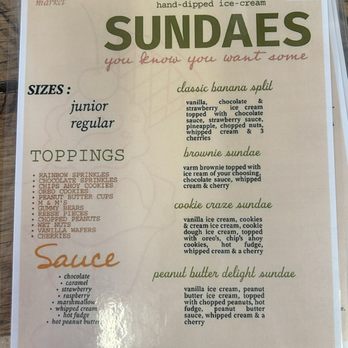 Mrs. Moo’s Corner - Menu - Ice Cream & Frozen Yogurt Near Me - Prince Frederick, Maryland