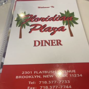 Floridian Plaza Diner - Menu - Diners Near Me - Brooklyn, New York